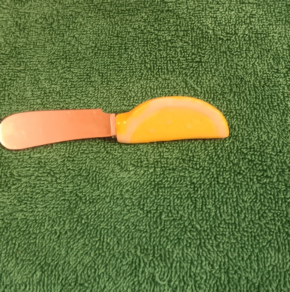 Vintage Butter Jam Cheese Charcuterie Knife Spreader Lemon